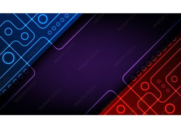 Download Futuristic Background Neon Geometric - Futuristic Collection