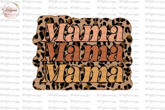 Download Boho Mama Mini Leopard Design PNG - Premium Resources