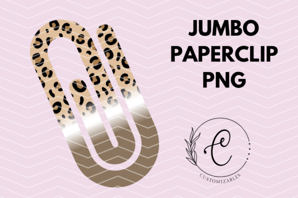 Download Jumbo Paperclip Leopard Design Png - Leopard design png Collection