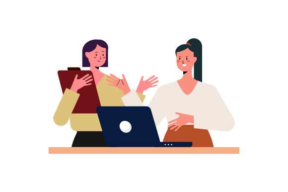 Download Business Discussion Concept Flat Design - Discussion Collection