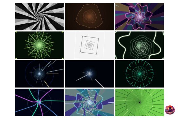 Download Abstract Tunnel Motion Graphics for Editors - Graphic Collection