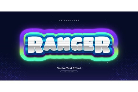 Download Game Text Style in Colorful Glow Effect - Glow effect Collection