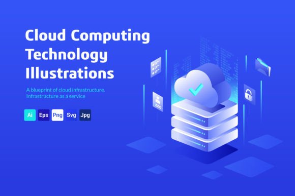Download Cloud Computing Technology Illustrations - Computing Collection
