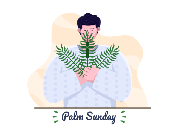 Download Christian People Celebrate Palm Sunday - Celebrate Collection